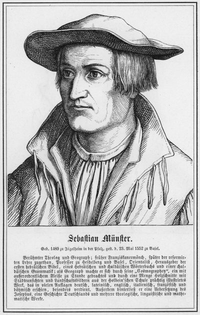 Sebastian Munster (gravering) av German School