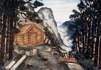 Set design for Peer Gynt av German School