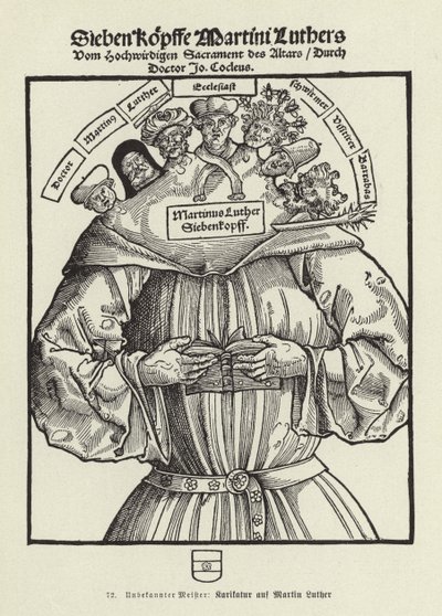 De syv hodene til Martin Luther (lito) av German School