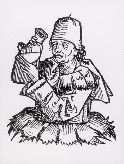 St. Anthony (1195-1231) fra 'Liber Chronicarum' av Hartmann Schedel (1440-1514) 1493 av German School
