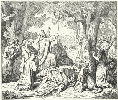 St Bonifatius feller Donar