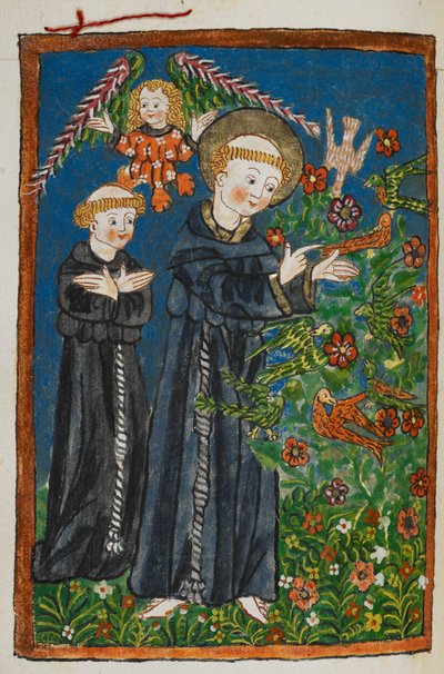 St Francis forkynner for fuglene av German School
