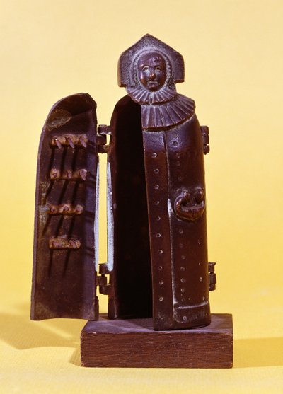 Statuett av den svarte jomfruen i Nürnberg, reduksjon av en statue fra 1400-tallet, brukt til å torturere heksene av German School