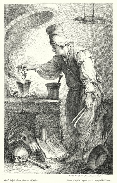 Alkymisten (gravering) av German School