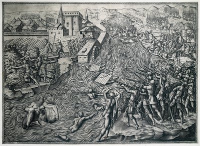 Slaget ved Muehlberg, 25. april 1547 av German School
