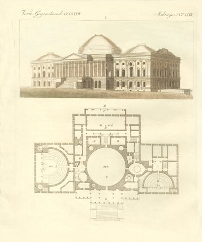 The Capitol of the United States at Washington (farget gravering) av German School