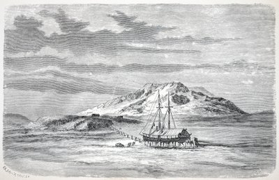 Germania på Sabine Island, pub. London 1874 av German School