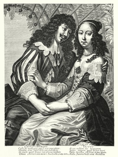 De nygifte (gravering) av German School
