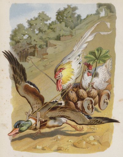 The Pack of Ragamuffins (chromolitho) av German School