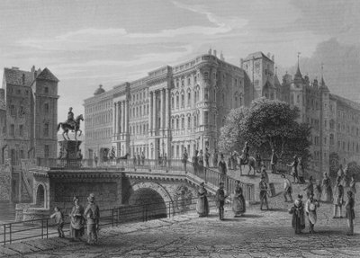 Det kongelige palass, Berlin (stålgravering) av German School