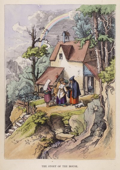 The Story of the Mouse (farge litho) av German School