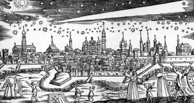 The Terrible Comet of 1680 av Bach Abraham av German School