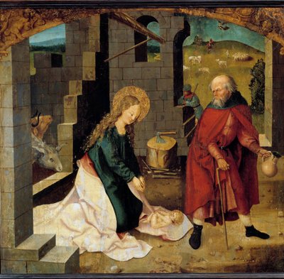 Det innfødte maleriet av den schwabiske skolen. begynnelsen av 1500-tallet. Dijon, Museum of Fine Arts av German School