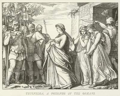 Thusnelda, en fange av romerne av German School
