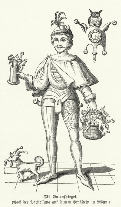 Till Eulenspiegel (gravering) av German School