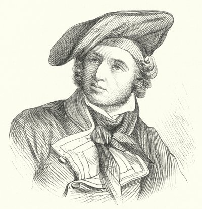Tomas de Zumalacarregui , baskisk spansk karlistgeneral (gravering) av German School