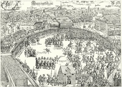 Turnering i Zwickau, august 1573 av German School