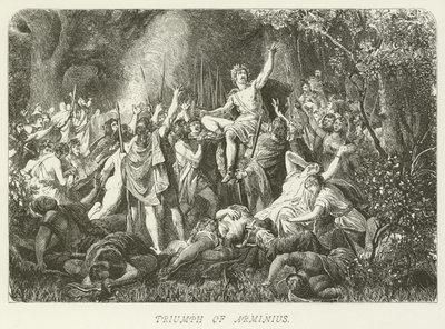 Triumf av Arminius av German School