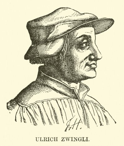 Ulrich Zwingli av German School