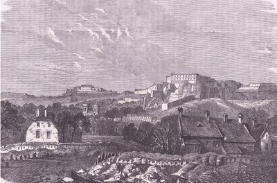 View of Belfort, Cassells historie om krigen mellom Frankrike og Tyskland utgitt av Cassell and Company Limited, ca. 1890 (litho) av German School