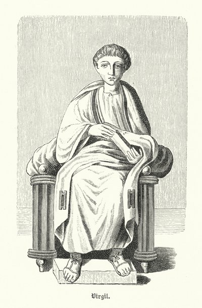 Virgil, romersk poet (gravering) av German School