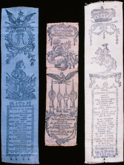 Vivat-band av Frederick II (tekstil) av German School