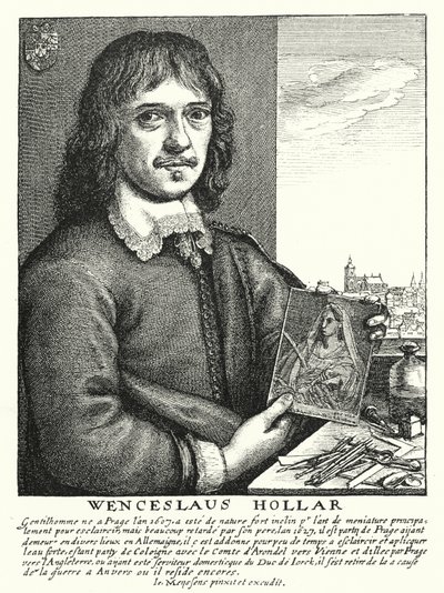Wenceslaus Hollar , bohemsk tegner, etser og illustratør (gravering) av German School