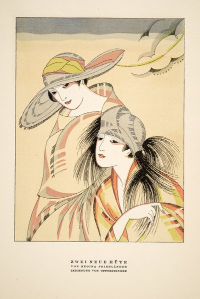 To nye hytter av Regina Friedlander, fra Styl, utgivelsesdato 1922 (ettertrykk) av German School