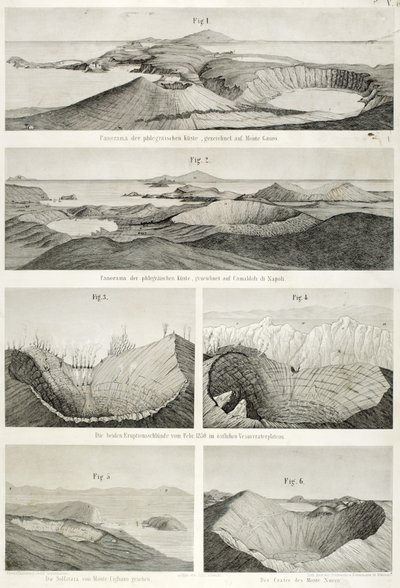 diew of the Phlegraean Coast, hentet fra Monte Gauro av German School