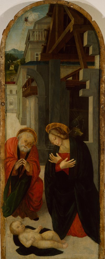 Tilbedelse av Jesusbarnet (maleri) av Gerolamo Giovenone