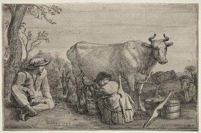 Melkejenta av Gerrit Claesz. Bleker