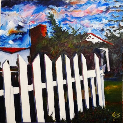 Hjørnehuset (Stakittgjerde nr. 2) av Gerrit Greve