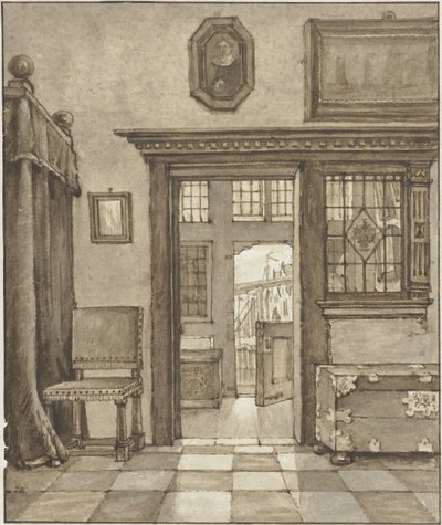 innendørs av Gerrit Lamberts