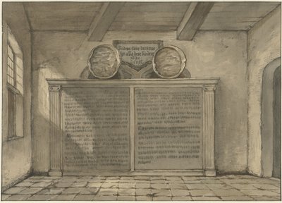 To kobberbassenger i kirken i Loosduinen av Gerrit Lamberts