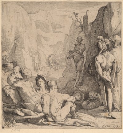 Døperen Johannes, forkynnelse av Gerrit Pietersz Sweelinck