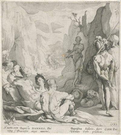 Forkynnelse av døperen Johannes av Gerrit Pietersz. Sweelink