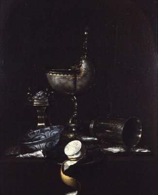 Stilleben med Nautilus Shell Cup av Gerrit Willemsz. Heda
