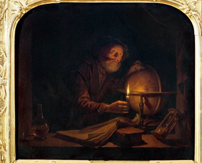 Astronomen av Gerrit or Gerard Dou