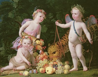 En allegori om fred og overflod, 1629 av Gerrit van Honthorst
