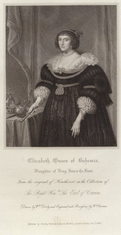 Elizabeth, dronning av Böhmen av Gerrit van Honthorst