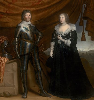 Frederik Hendrik og Amalia av Solms-Braunfels, ca. 1637-8 av Gerrit van Honthorst