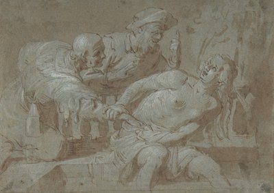 Susanna and the Elders, tidlig på 1600- og midten av 1600-tallet. av Gerrit van Honthorst