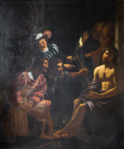 Hån mot Kristus av Gerrit van Honthorst