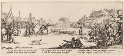 Skyttelaget av Gerrit van Schagen after Jacques Callot