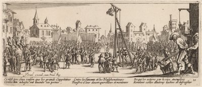 Strappadoen av Gerrit van Schagen after Jacques Callot