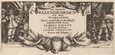 Tittelside av Gerrit van Schagen after Jacques Callot