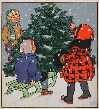 Illustrasjon til Min kjære lille bok, 1928. av Gertrud Caspari
