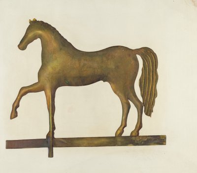 Weather Vane Horse, ca. 1940. av Gertrude Koch