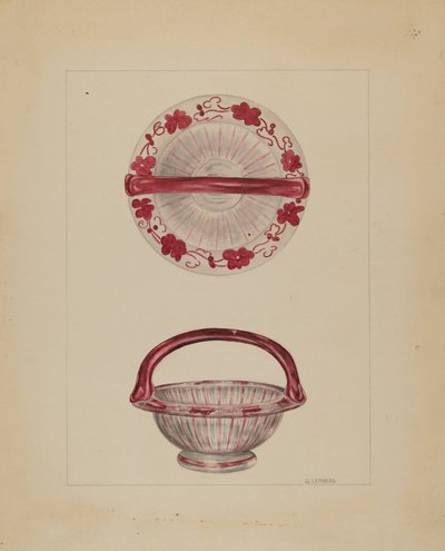 Kurv, c. 1936. av Gertrude Lemberg