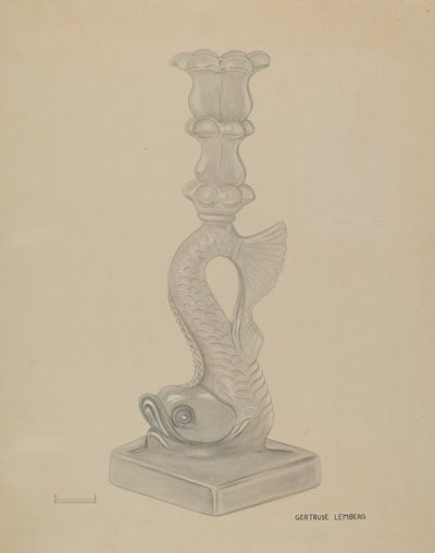 Lysestake, ca. 1936. av Gertrude Lemberg